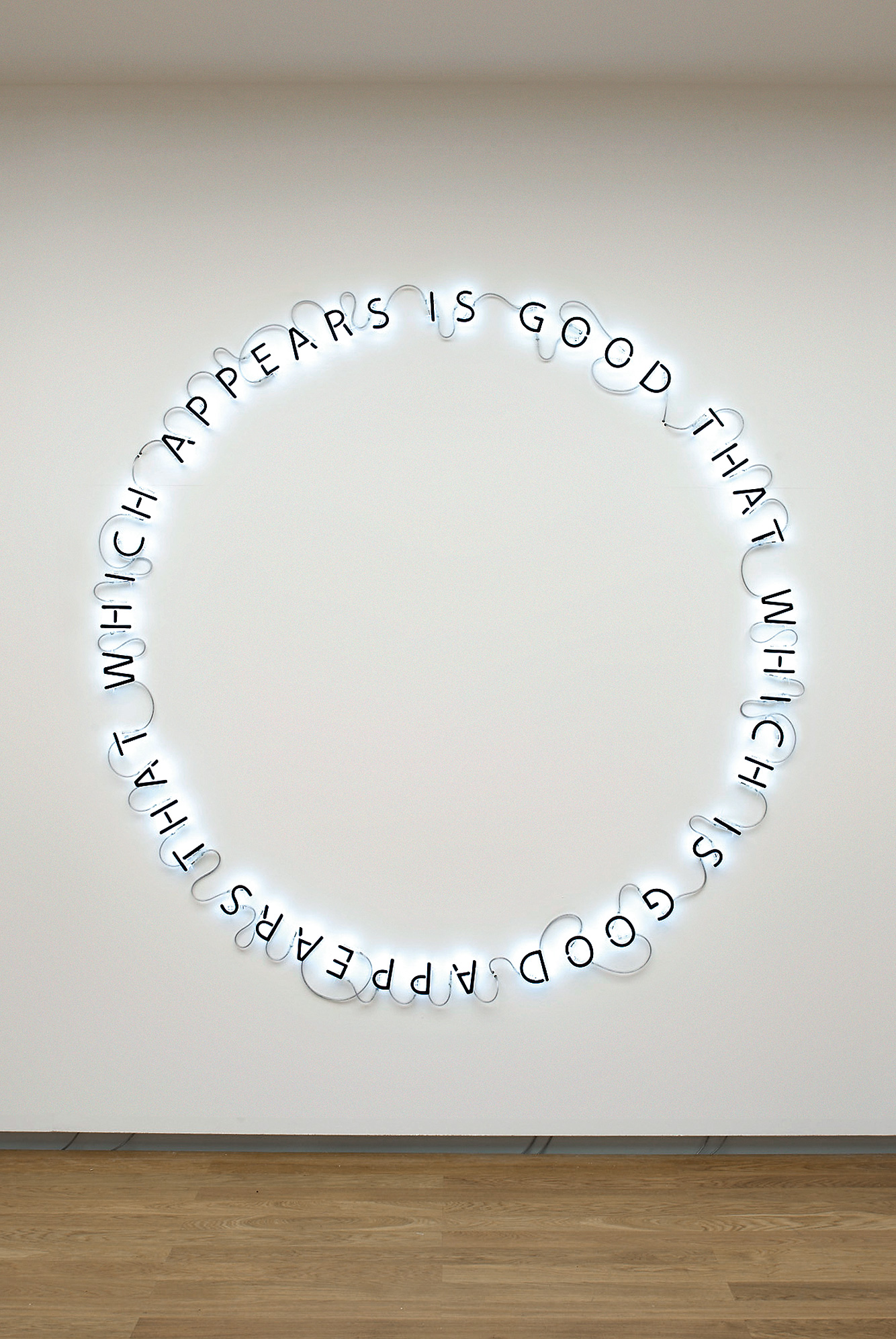 Famed, Untitled [That Which Appears is Good That Which is Good Appears], 2010