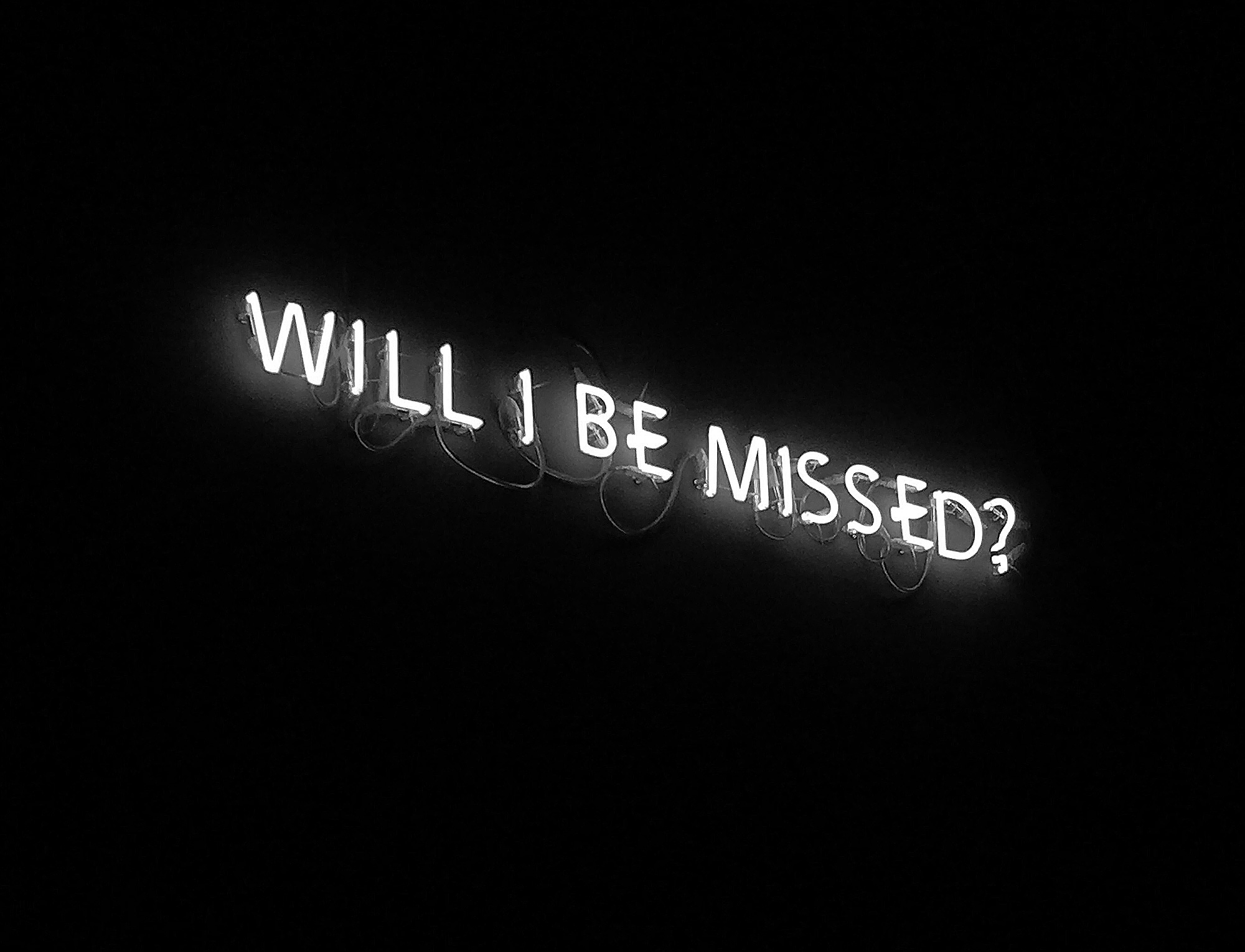 Famed, Untitled [Will I Be Missed?], 2009